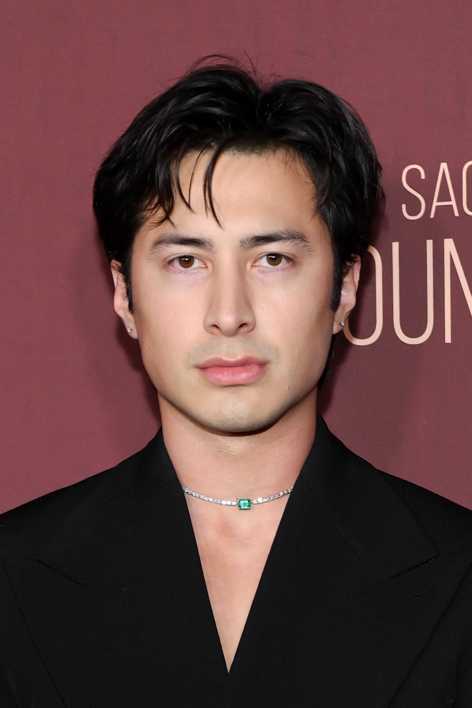 'Heated Rivalry' actor Hudson Williams, without his faux freckles, at Chateau Marmont on December 11, 2025, in Los Angeles.