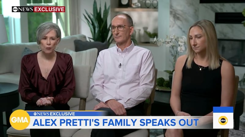 Alex Pretti's parents and sister speak to Good Morning America.