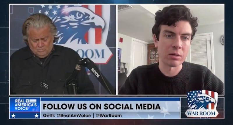 Curt Mills on Bannon’s War Room