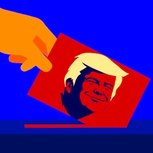 Donald Trump illustration
