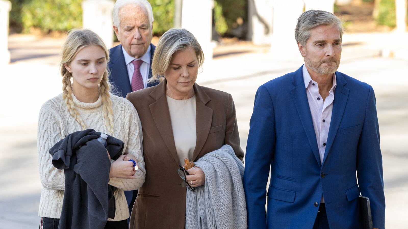 A photo of Rebecca Grossman with her family