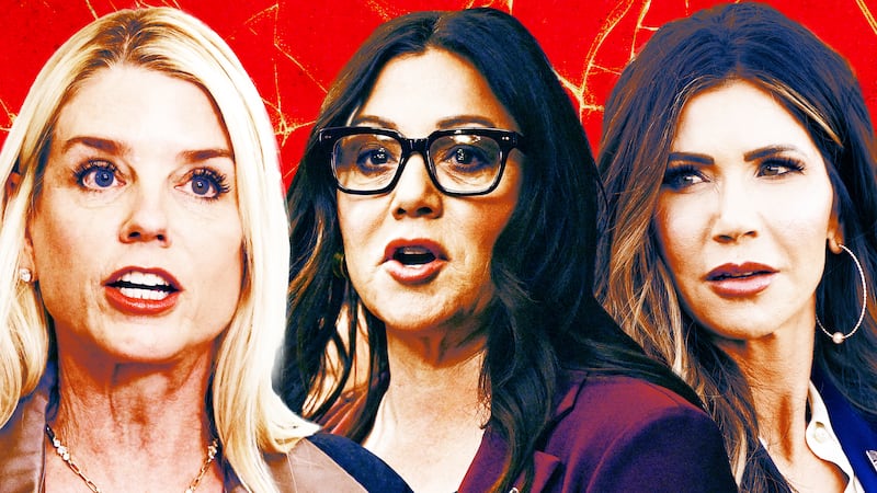 Pam Bondi, Lori Chavez-DeRemer, and Kristi Noem.