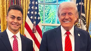 Michael Alfonso and Donald Trump