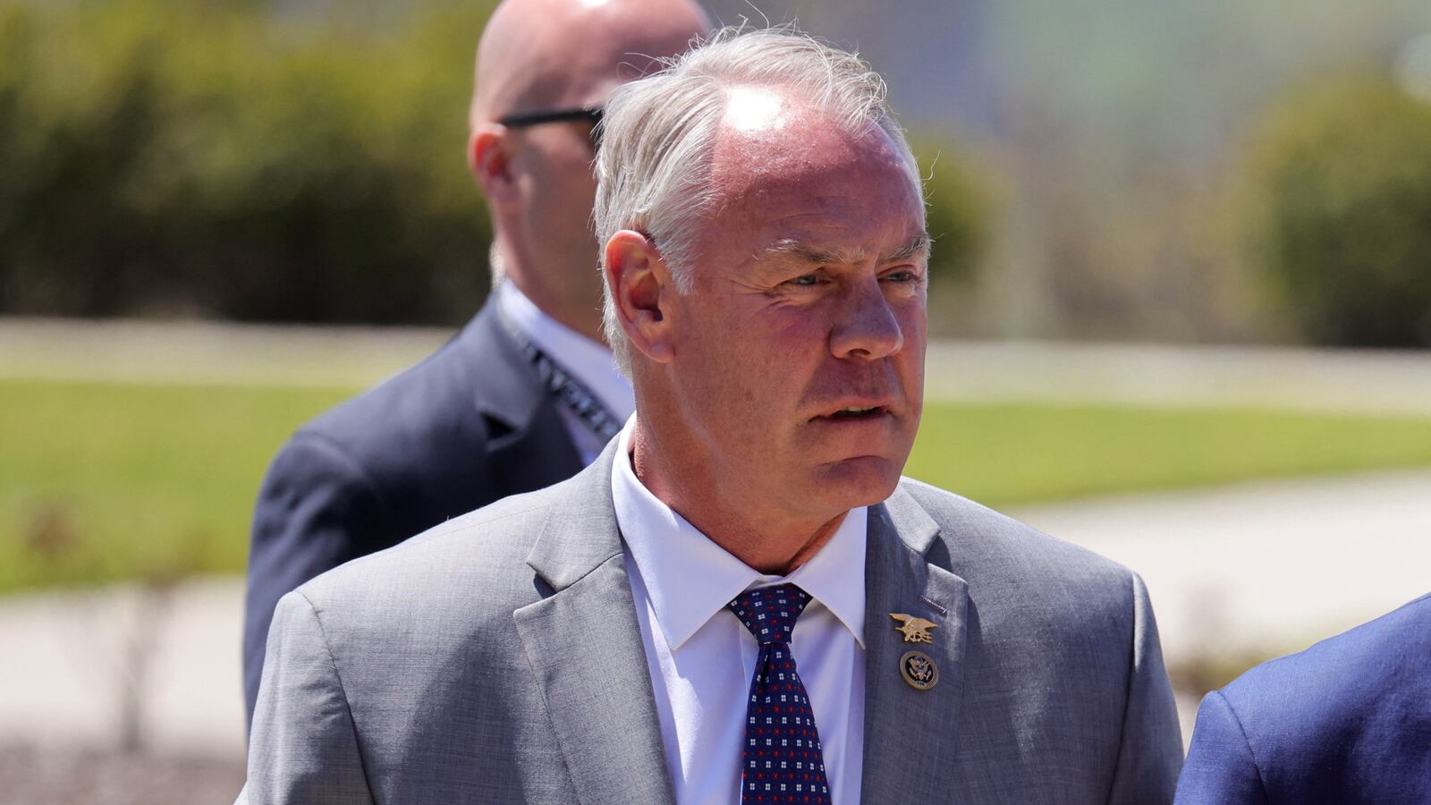 Ryan Zinke (R-MT) after a bipartisan meeting with Taiwan's President Tsai Ing-wen