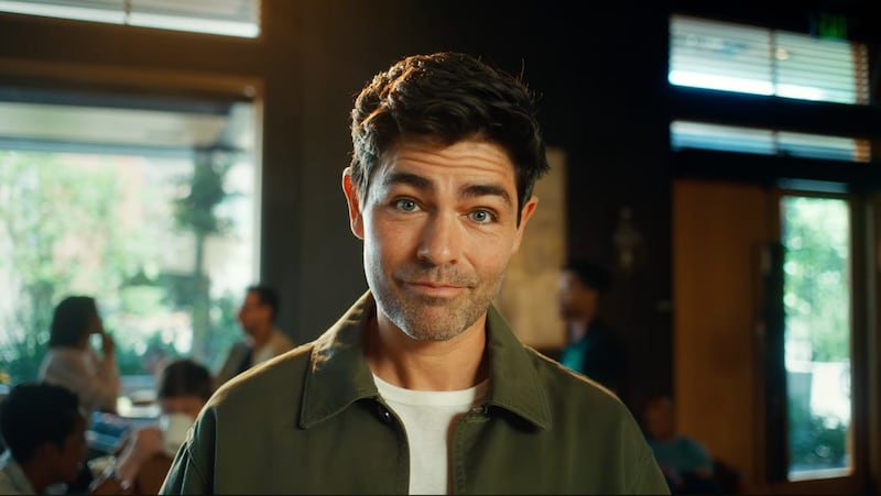Adrian Grenier in a new commercial for Starbucks