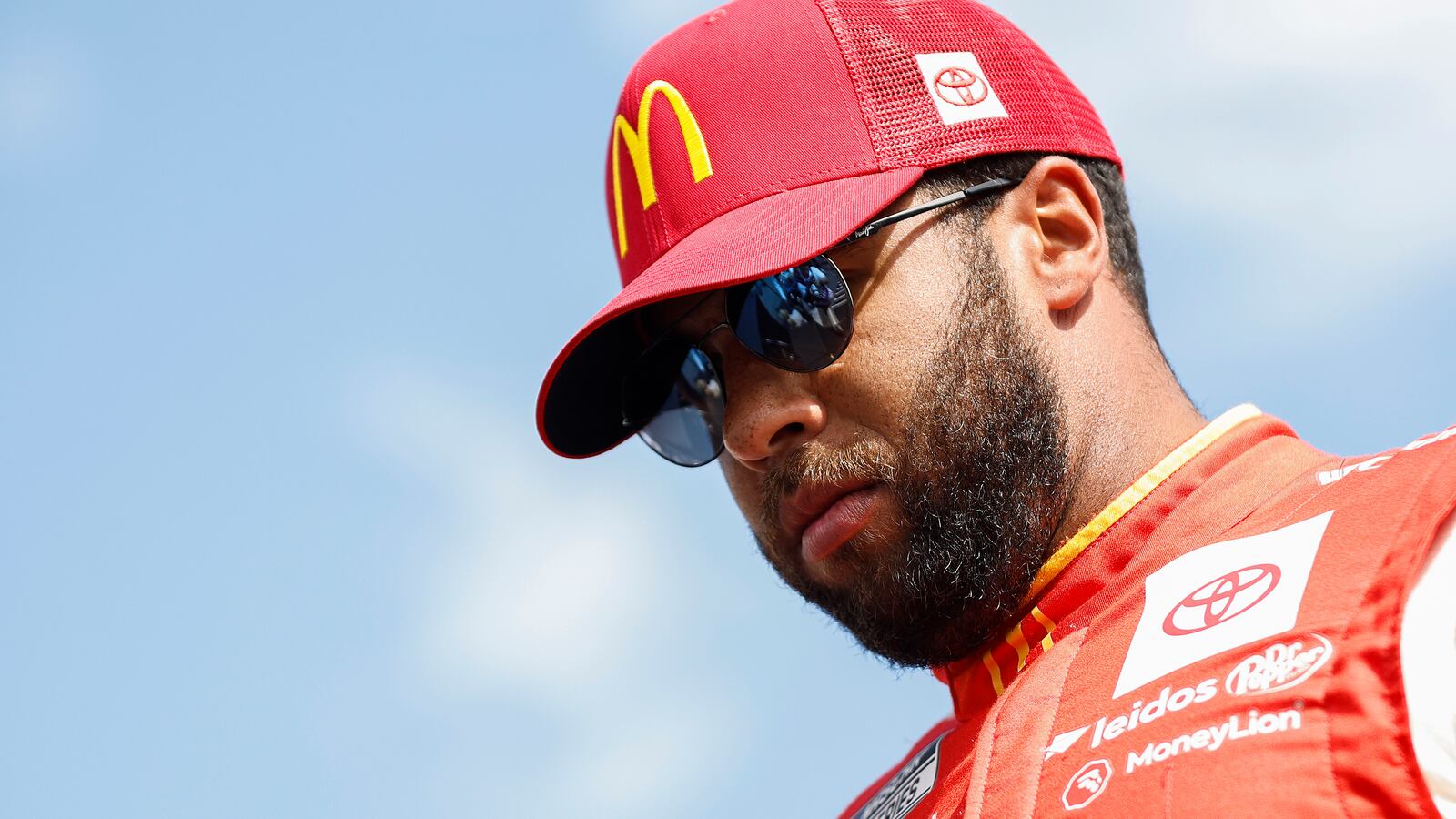 NASCAR driver Bubba Wallace.