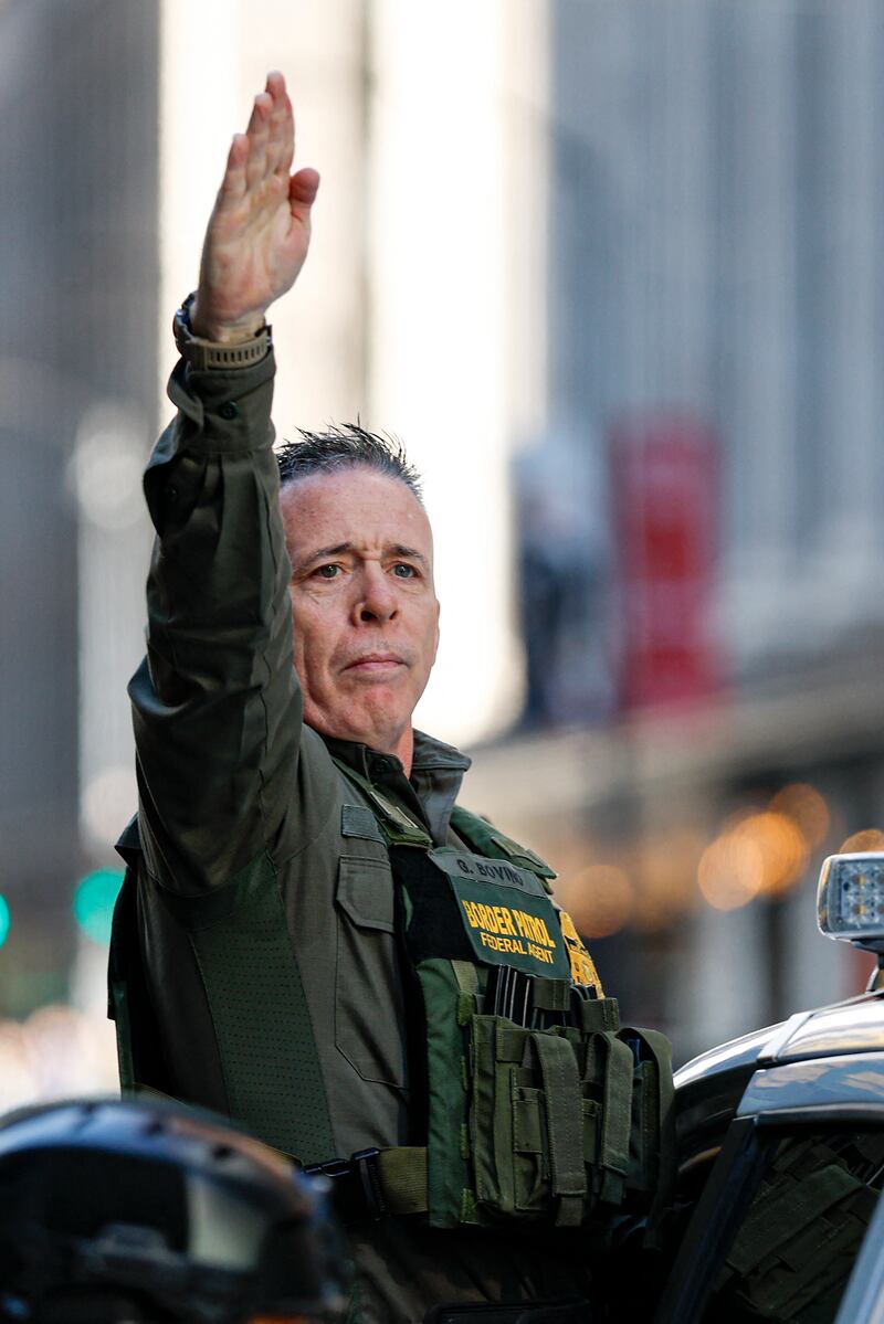 US Customs and Border Patrol Commander Gregory Bovino