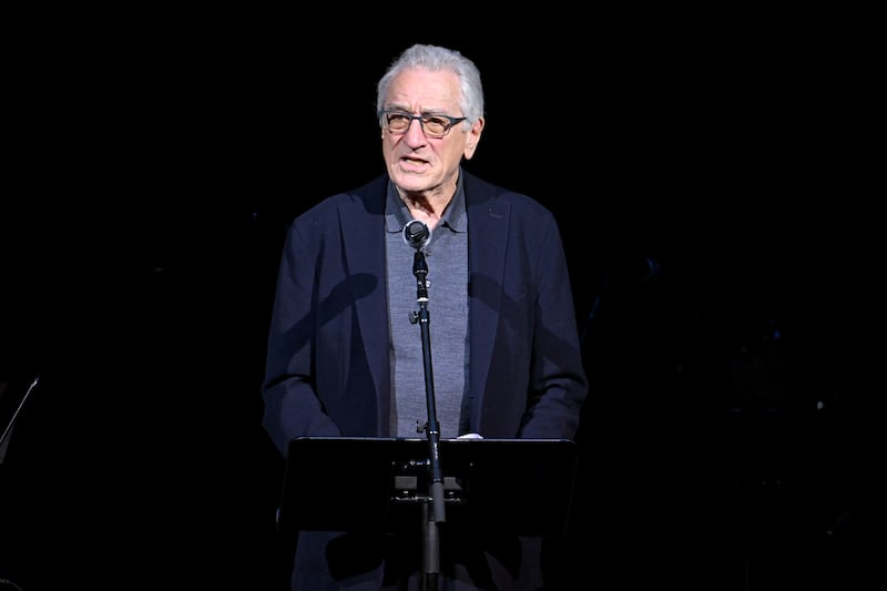 Robert De Niro, pictured on March 3, was at the Supreme Court for the oral arguments on birthright citizenship on Wednesday.