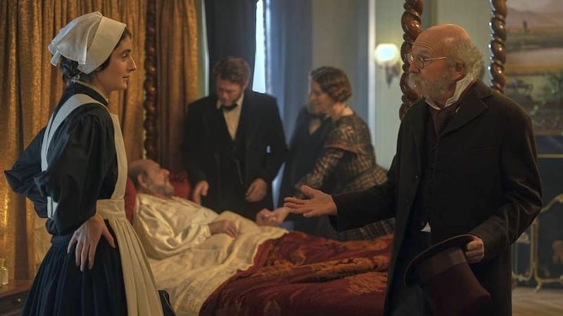 Romy Reiner, Larry David in “Life, Larry, And The Pursuit Of Unhappiness,” Season 1, Episode 7.