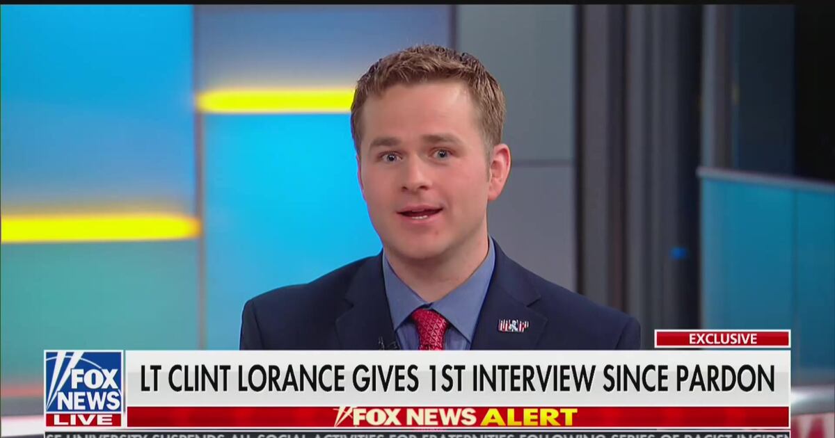 Convicted War Criminal Clint Lorance Thanks Trump for Pardon on ‘Fox ...