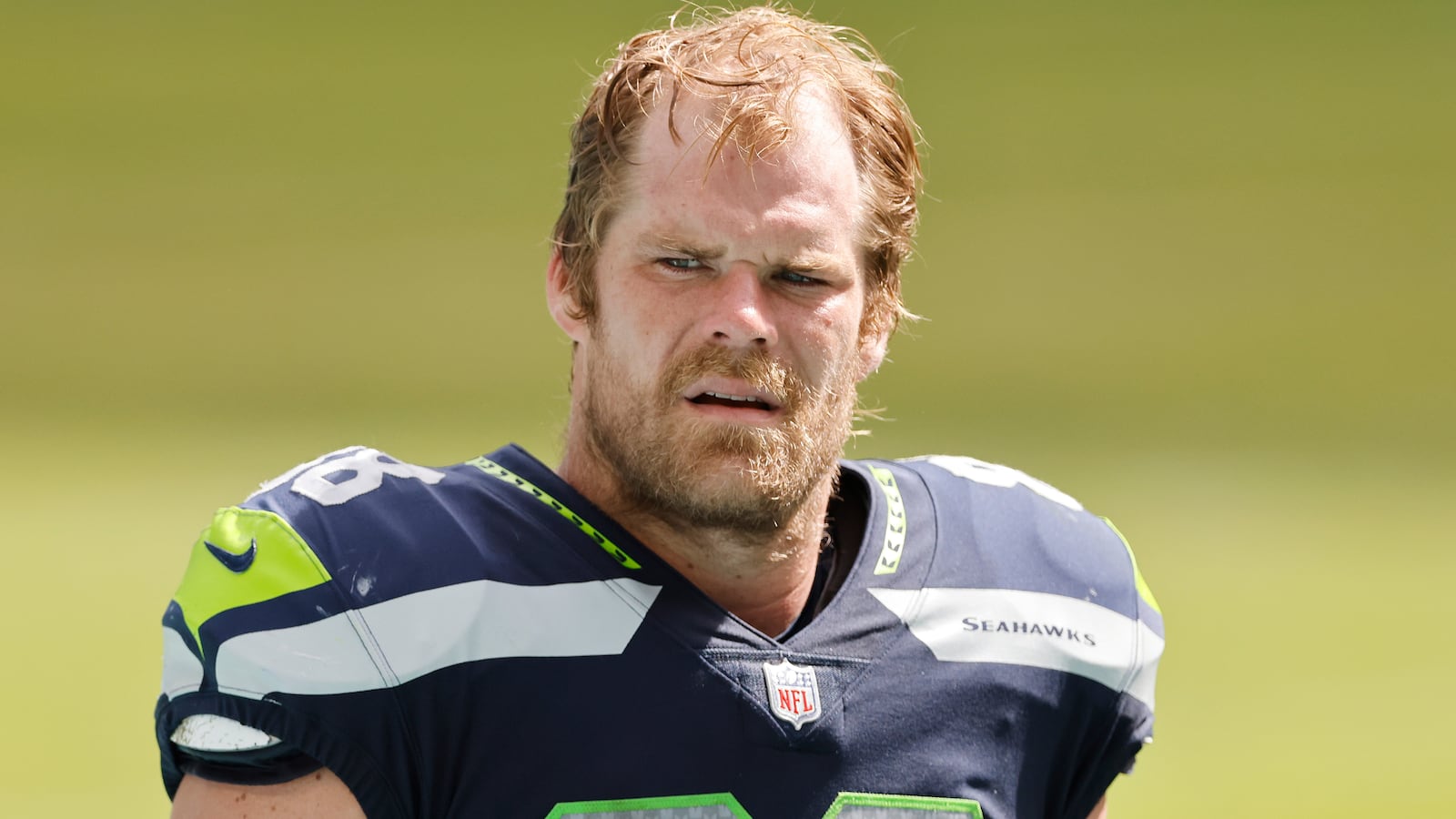 Greg Olsen during his days with the Seattle Seahawks.