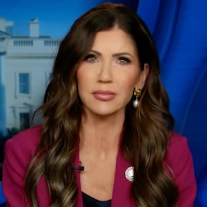 Kristi Noem on CBS' Face the Nation.