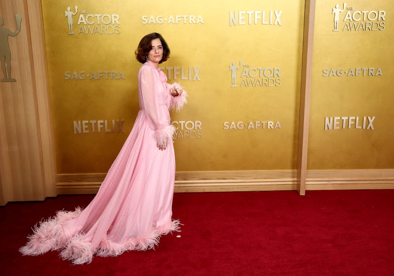 Parker Posey at the 32nd Annual Actor Awards Presented by SAG-AFTRA held at Shrine Auditorium and Expo Hall on March 01, 2026 in Los Angeles, California.