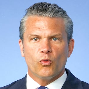 Defense Secretary Pete Hegseth talks to the media on the day of a meeting of NATO defence ministers at the alliance's headquarters in Brussels, Belgium, June 18, 2026.