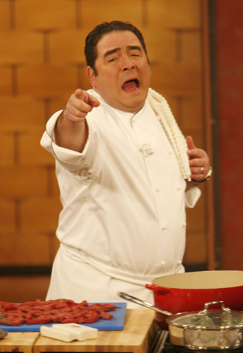 Emeril Lagasse during Grammy Award Winner Shawn Colvin Performs on the Food Network's "Emeril Live"