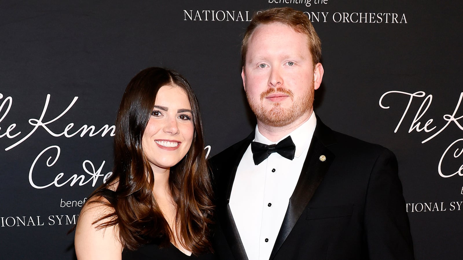 Kingsley Wilson and John Wilson arrive at the 2025 Kennedy Center Gala at The Kennedy Center on September 27, 2025 in Washington, DC. (