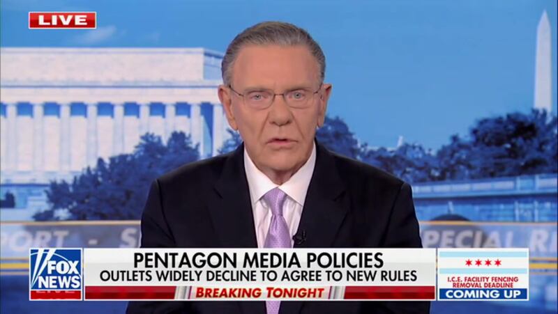 Ex-General Jack Keane told Fox News the move was an attempt to control stories by "spoon-feeding" information to journalists.