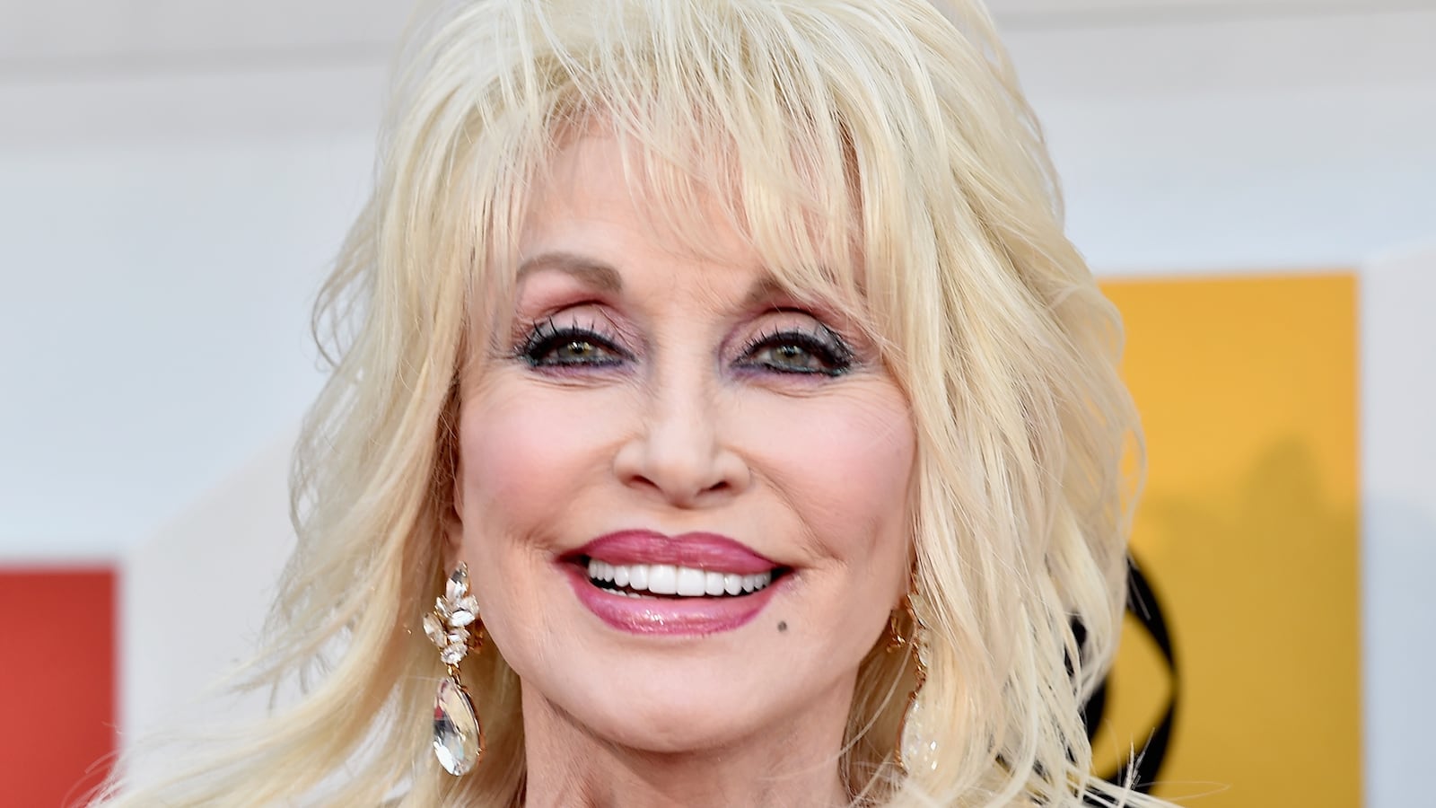 Dolly Parton attends a Country Music Awards presentation.