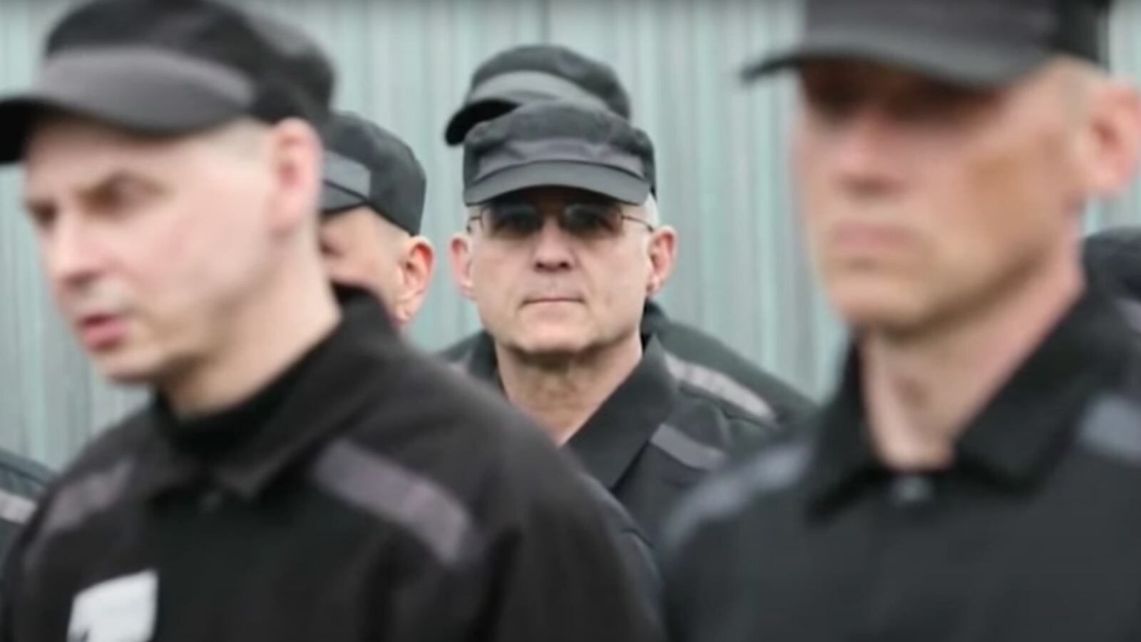 Former U.S. Marine Paul Whelan appears in a Russian prison in footage broadcast by Russia Today.