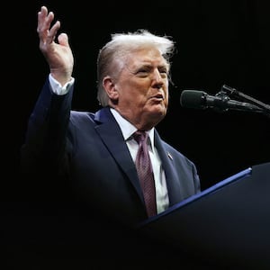 U.S. President Donald Trump delivers remarks to the White House Religious Liberty Commission at the Museum of the Bible, in Washington, D.C., U.S., September 8, 2025. REUTERS/Evelyn Hockstein