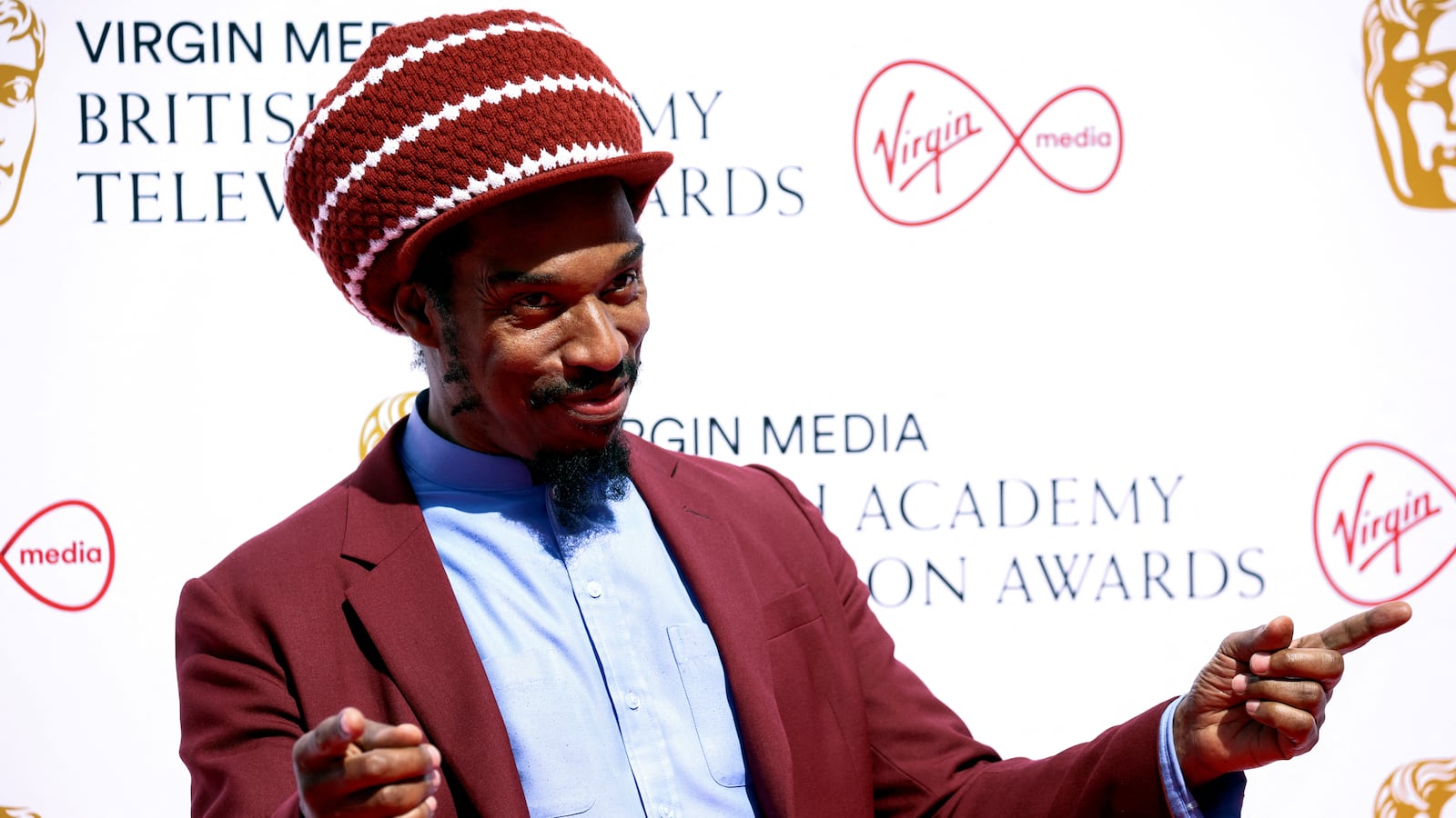 Benjamin Zephaniah arrives at the British Academy Television Awards in London