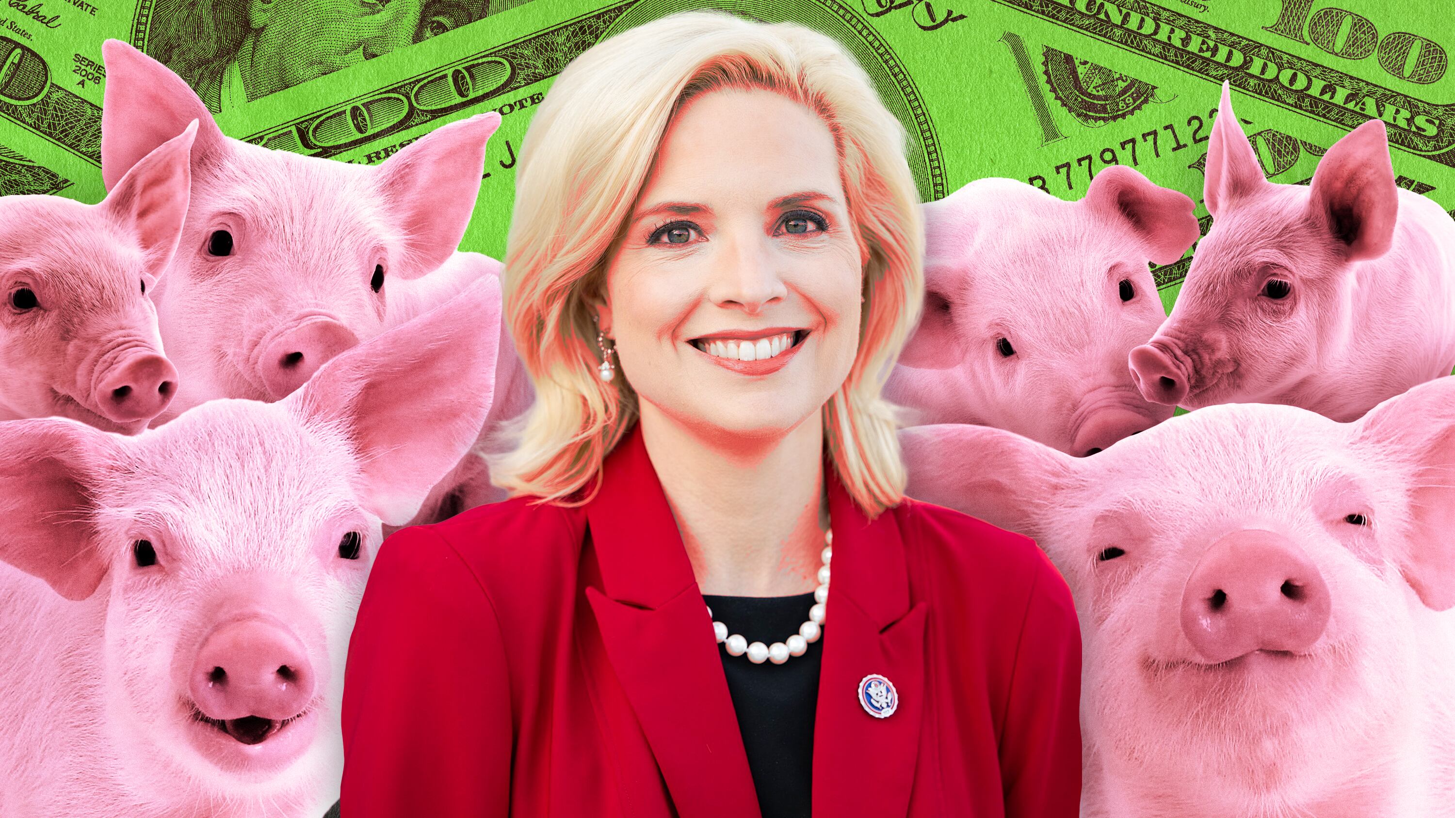 MAGA Rep Ashley Hinson Taking Campaign Money From Pork Orgs She Seeks To Loosen Rules On