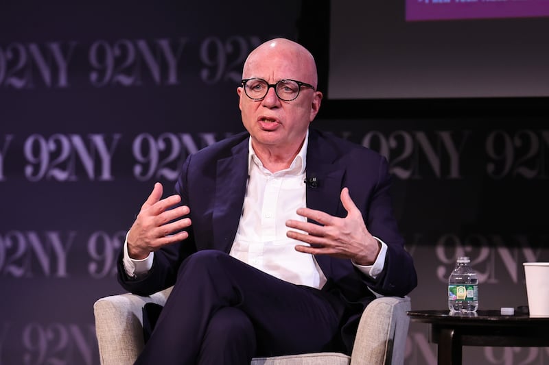 NEW YORK, NEW YORK - MARCH 14:  Michael Wolff attends Michael Wolff With Alec Baldwin On Donald Trump: All or Nothing at 92NY on March 14, 2025 in New York City. (Photo by Theo Wargo/Getty Images)
