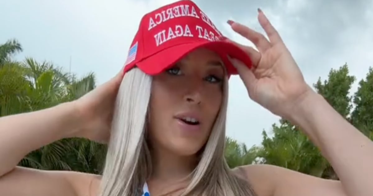 Trump Shares MAGA OnlyFans Model’s Absurd Claim That Her Nail Stylist’s