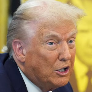 Donald Trump and his gold card