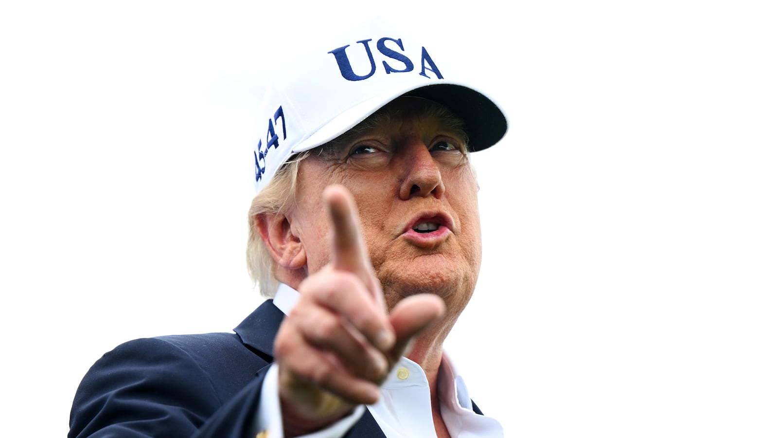 DOONBEG, IRELAND - SEPTEMBER 13: U.S. President Donald Trump is pictured at his Trump International Golf Club on the final day's play at the Amgen Irish Open on September 13, 2026 in Doonbeg, Ireland. U.S. President Donald Trump is making a two-day visit to Ireland this weekend. Today his trip focuses on attending the Amgen Irish Open golf tournament, which is being hosted at his Doonbeg golf resort. (Photo by Charles McQuillan/Getty Images)