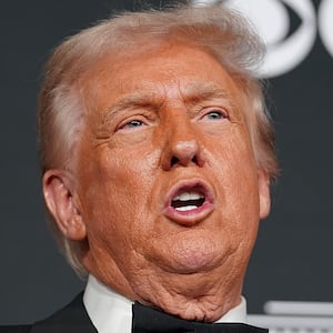 President Donald Trump's name was added to the signage outside the Kennedy Center on December 19.