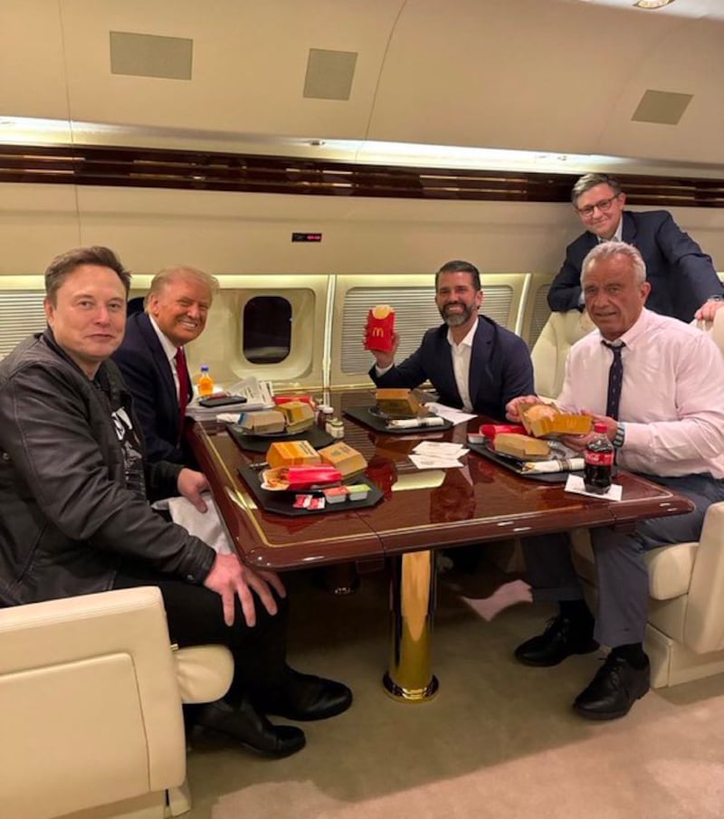 Donald Trump Jr. posted this picture on social media in 2024.