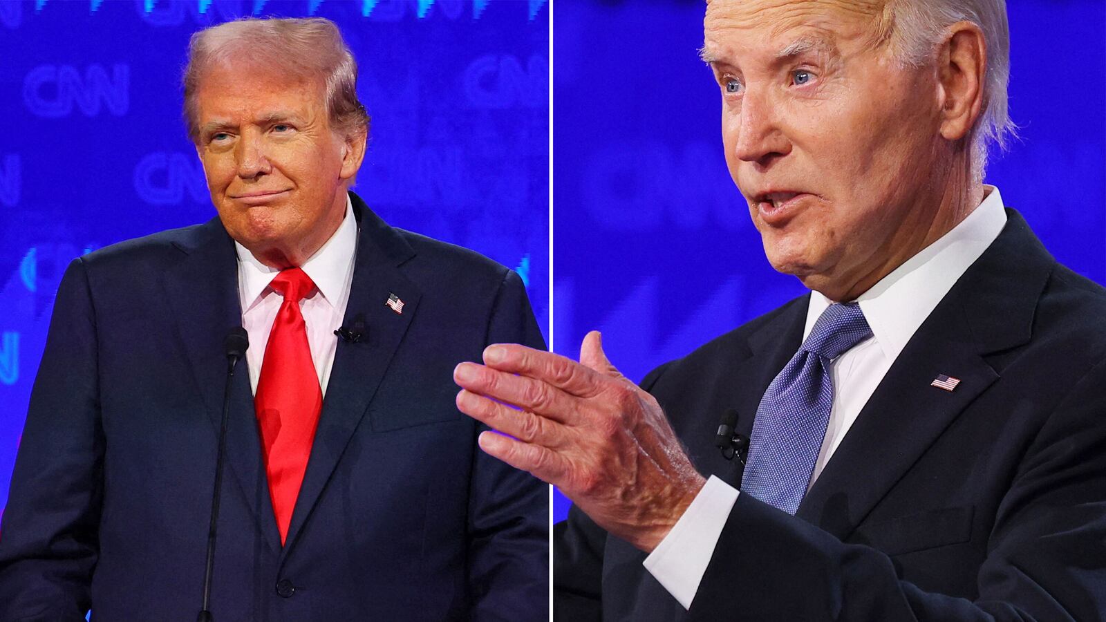 Donald Trump and Joe Biden.