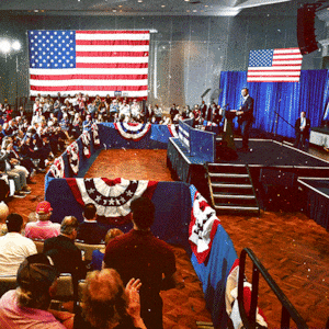 JD Vance gives a rally in Greensboro, North Carolina, on September 21, 2026.