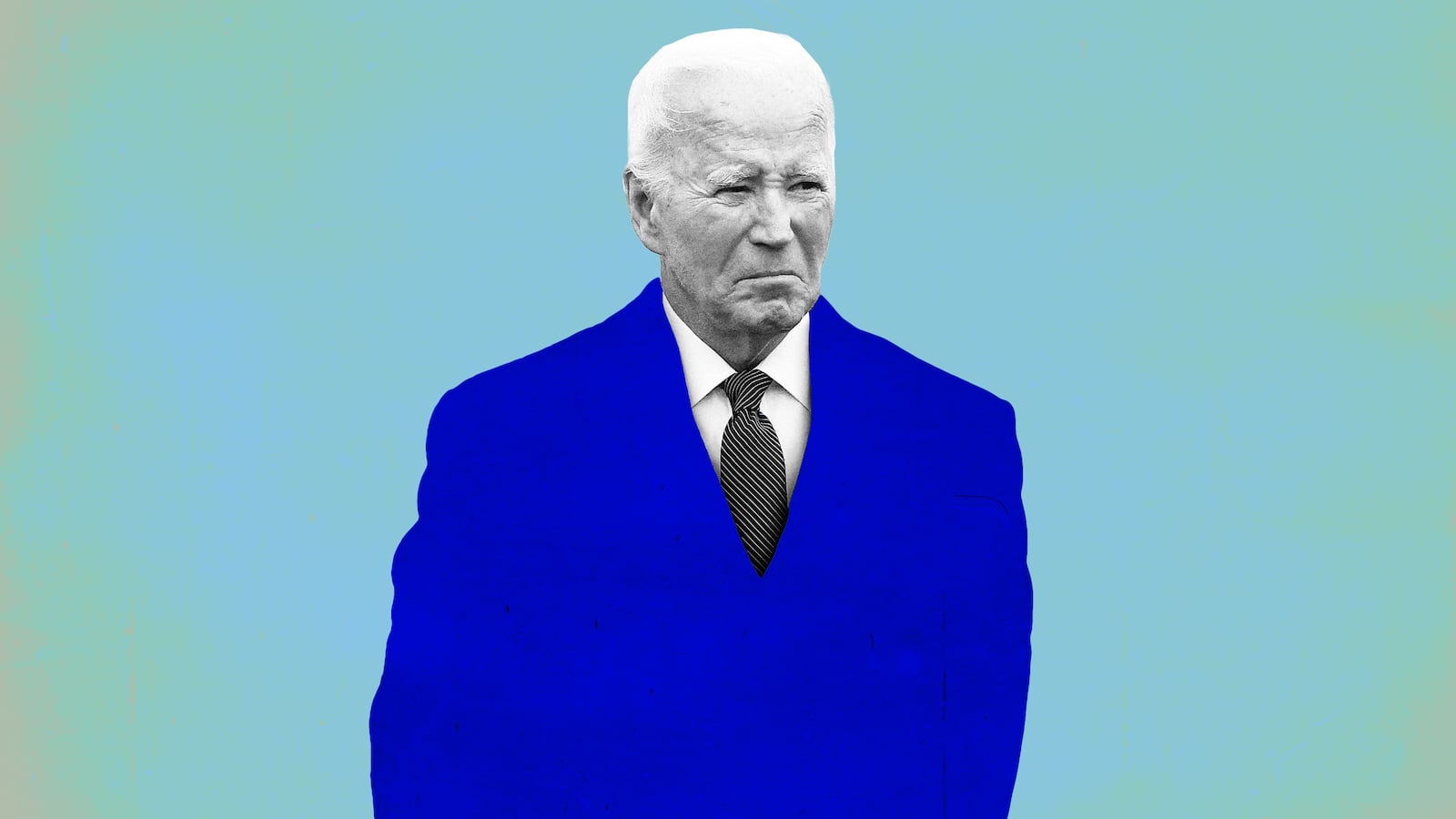 A photo illustration of President Joe Biden.