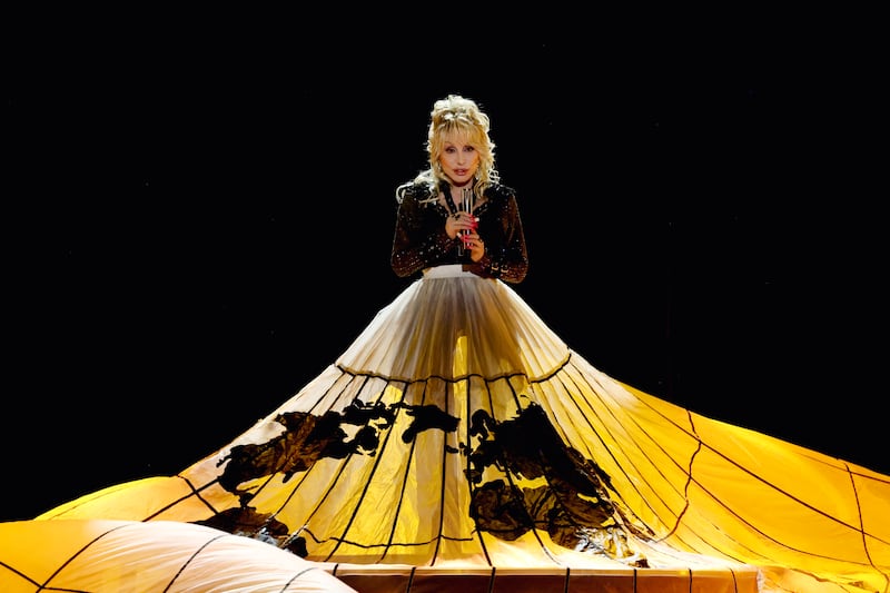 FRISCO, TEXAS - MAY 11: Dolly Parton performs onstage during the 58th Academy Of Country Music Awards at The Ford Center at The Star on May 11, 2023 in Frisco, Texas. (Photo by Theo Wargo/Getty Images)