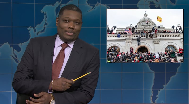 SNL, Michael Che on Jan 6 riots.