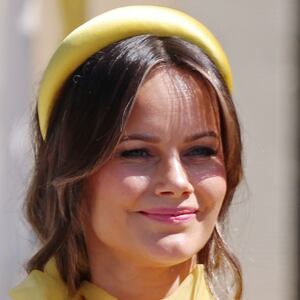 STOCKHOLM, SWEDEN - JUNE 13: Princess Sofia of Sweden, Princess Ines of Sweden, Prince Alexander of Sweden and Prince Gabriel of Sweden pose after the christening of Princess Ines of Sweden at the Drottningholm Palace Chapel on June 13, 2025 in Stockholm, Sweden.