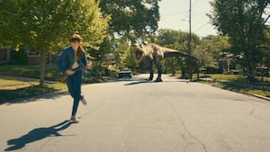 Anne Hathaway in The End of Oak Street.