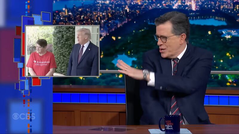 Stephen Colbert on "The Late Show"