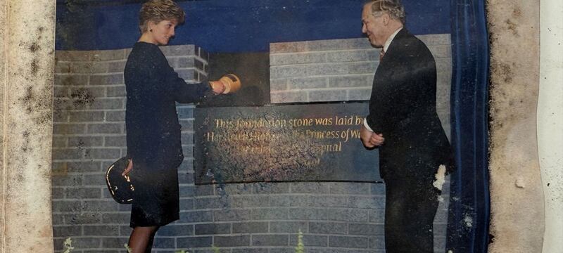 Princess Diana personally buried the time capsule at London's Great Ormond Street Hospital in 1991.