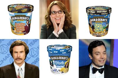 Ben and Jerry's Celebrity Flavors