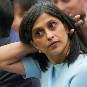 Second lady Usha Vance, and U.S. Vice President JD Vance.