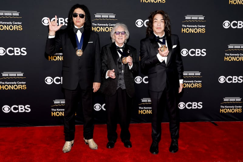 Gene Simmons, Peter Criss, and Paul Stanley of KISS