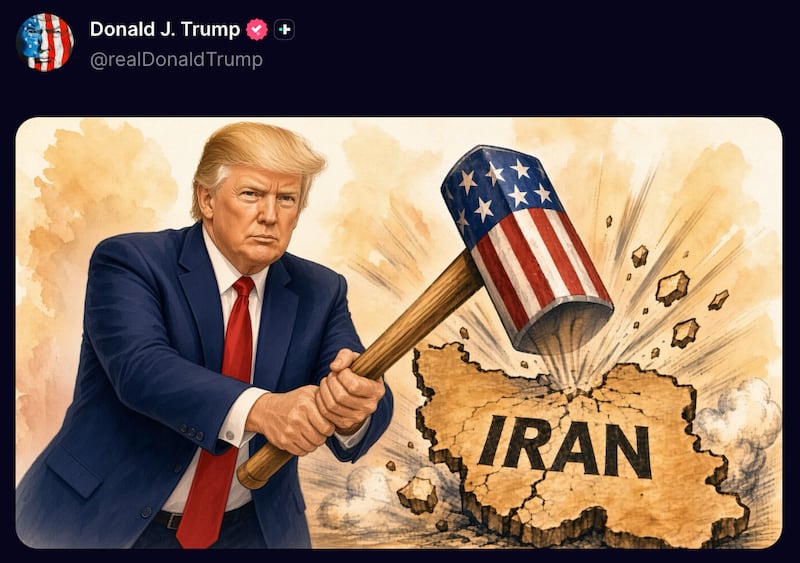 Trump was in slopaganda overdrive.