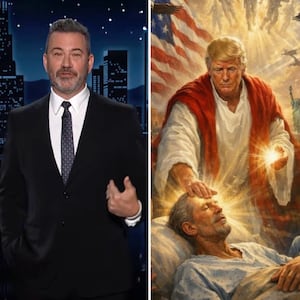 Jimmy Kimmel and Donald Trump