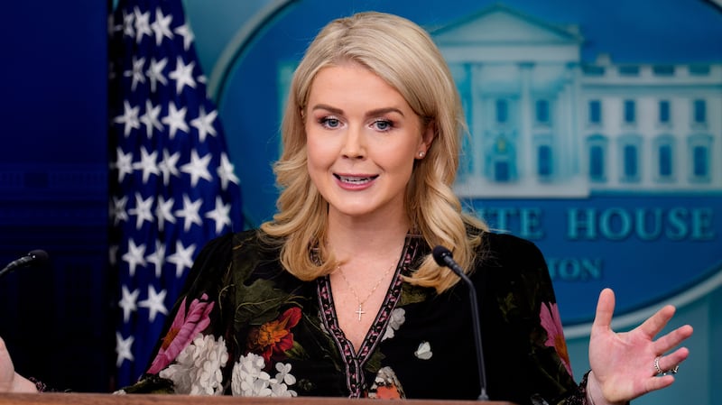 White House Press Secretary Karoline Leavitt was grilled over why President Donald Trump had an MRI last month during her press briefing on November 4, 2025.