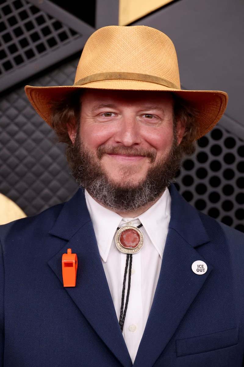 Justin Vernon of Bon Iver ICE OUT pin