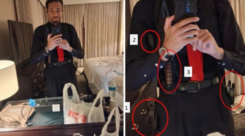 Split pic of Cole Allen.