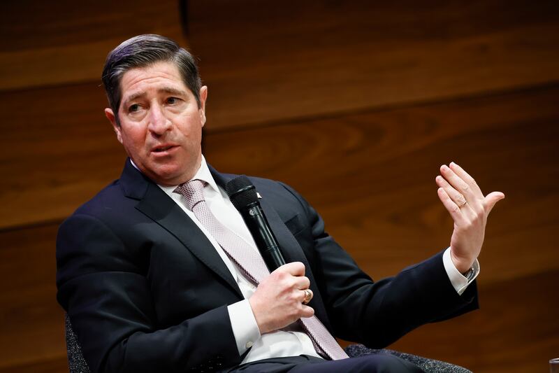 WASHINGTON, DC - JANUARY 14: Scott Kupor speaks onstage at the U.S. Tech Force Conversation at the Johns Hopkins University Bloomberg Center Theatre on January 14, 2026 in Washington, DC.  (Photo by Paul Morigi/Getty Images for Washington AI Network)